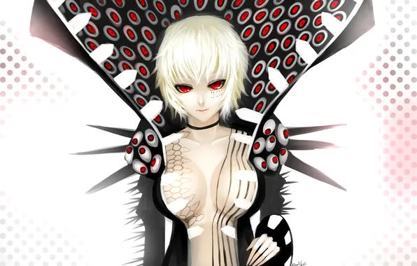 Eyes, look, girl, smile, neckline, art, aleron