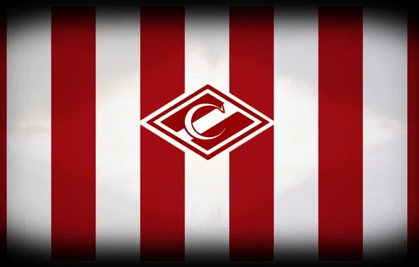 Picture retro, strip, logo, Moscow, red-white, Moscow, Spartacus, Spartak