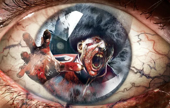 Picture Look, Eyes, Hat, Hand, Hair, Blood, Vienna, The pupil