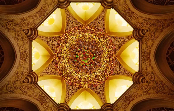 Abstraction, pattern, temple, the dome