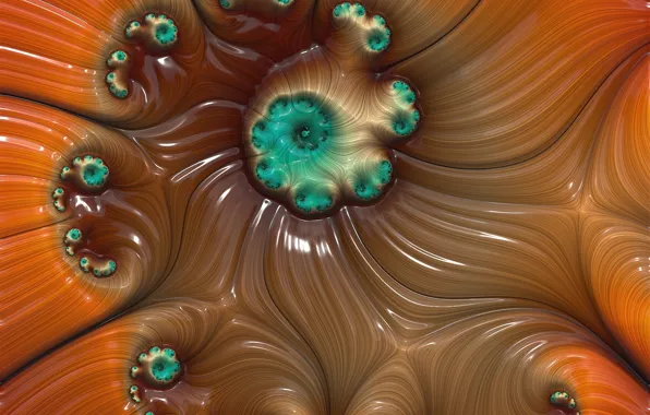 Abstraction, fractals, spiral, fractal, abstract background, tightening