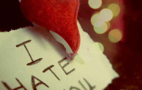 Picture macro, love, the inscription, heart, hate, note, love, hatred