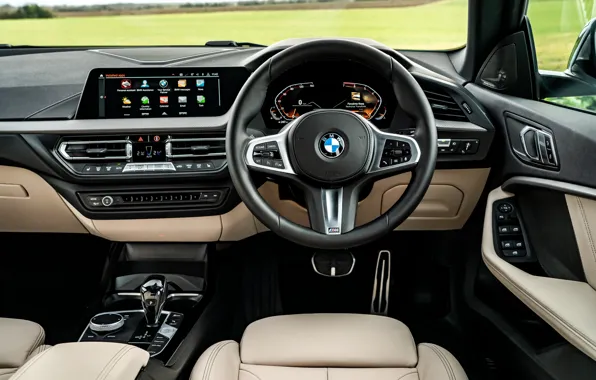 BMW, the wheel, salon, Gran Coupe, UK-spec, 2-Series, M Sport, 2020