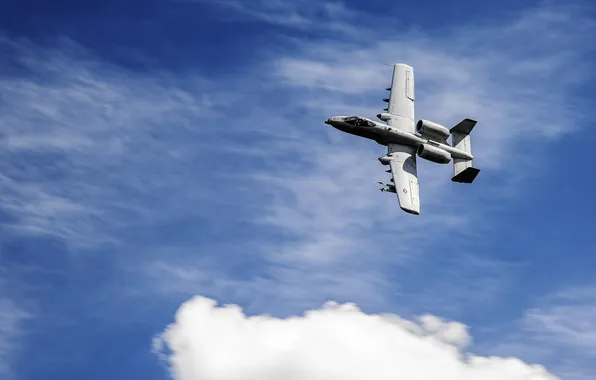 The sky, attack, A-10, Thunderbolt II, single