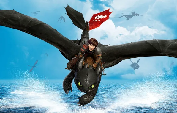 Picture movie, film, 2014, How to Train Your Dragon 2
