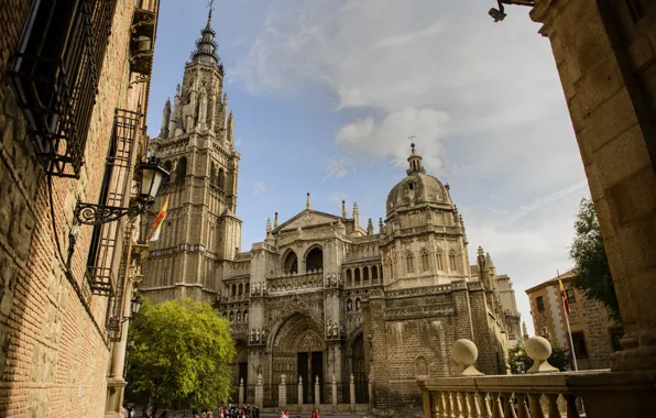 Cathedral, architecture, Spain, Toledo