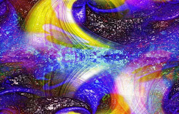 Line, pattern, color, chaos