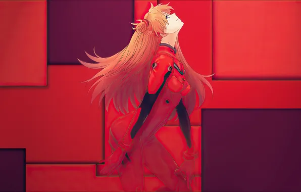 Look, anime, beauty, Neon Genesis Evangelion, girls, anime, Asuka Langley, anime girls