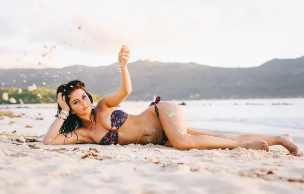 Swimsuit, girl, sexy, pose, model, Girl, bikini, sexy
