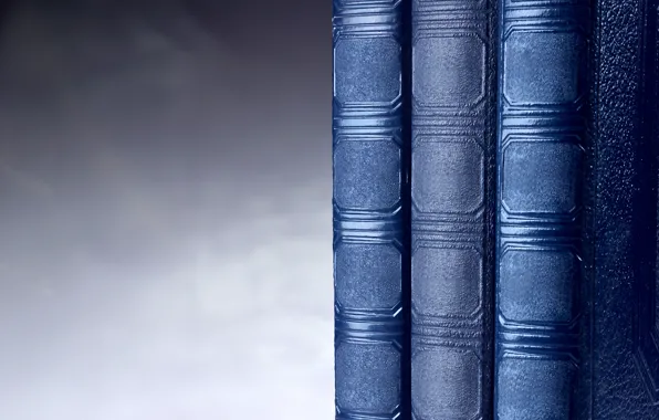 Blue, books, hardback