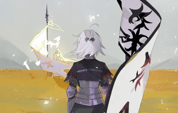 Girls, flags, Fate / Grand Order, The destiny of a great campaign