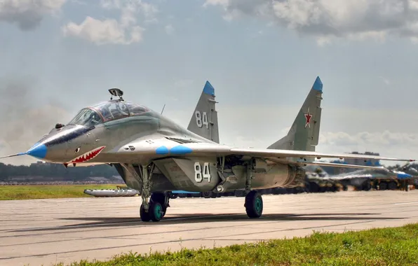 Picture Fulcrum, OKB MiG, 120 GW.IAP, training combat fighter, MiG-29UB