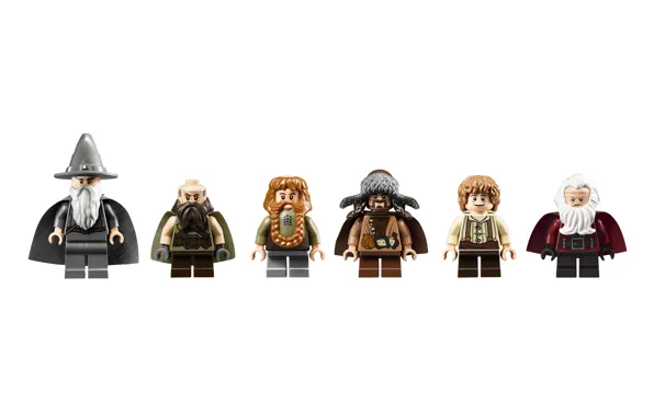 Picture toys, LEGO, dwarves, Lego, Gandalf, The hobbit, The Hobbit, An unexpected journey