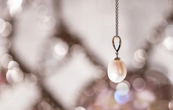 Picture focus, pendant, decoration, chain, suspension, pearl, bead, bead