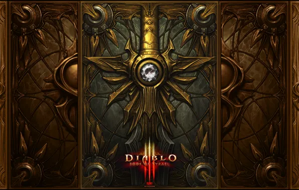 Picture crystal, weapons, the inscription, the game, sword, art, Diablo 3