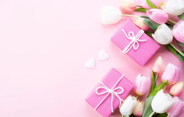 Picture gift, bouquet, tulips, Mother's day, Siam Pukkato