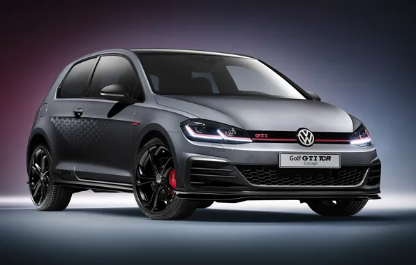 Concept, grey, Volkswagen, Golf, GTI, 2018, TCR