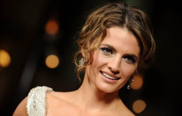 Look, pose, makeup, actress, hair, look, Stana Katic, Stana Katic