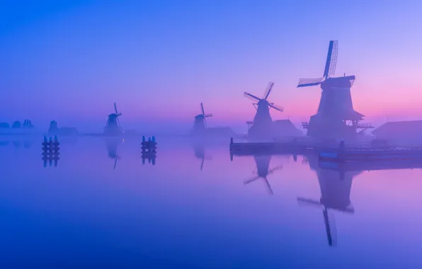Picture Holland, windmill, Albert Dros