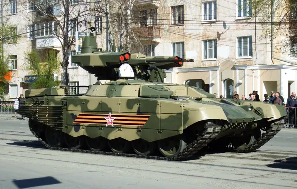 Picture Terminator, The Russian Army, Victory parade, BMPT-72