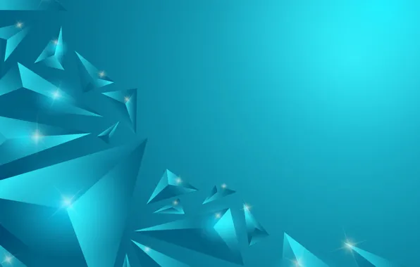 Background, geometry, turquoise, triangle