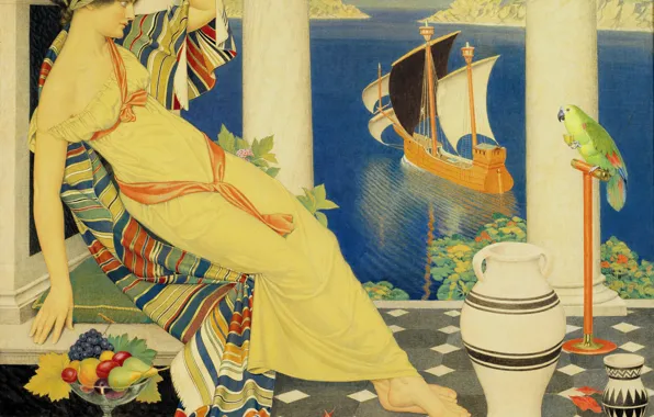 Picture 1926, Joseph Edward Southall, Ariadne auf Naxos