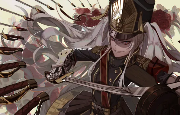 Look, girl, smile, swords, Re: Creators, Reviving