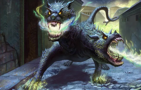 Look, fiction, street, monster, being, art