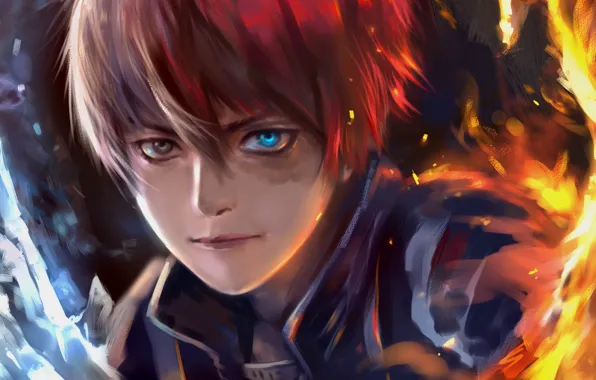 My Hero Academia, Boku No Hero Academy, Todoroki Shoto, My Hero Academy