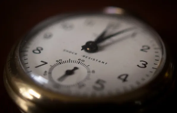 Macro, time, watch
