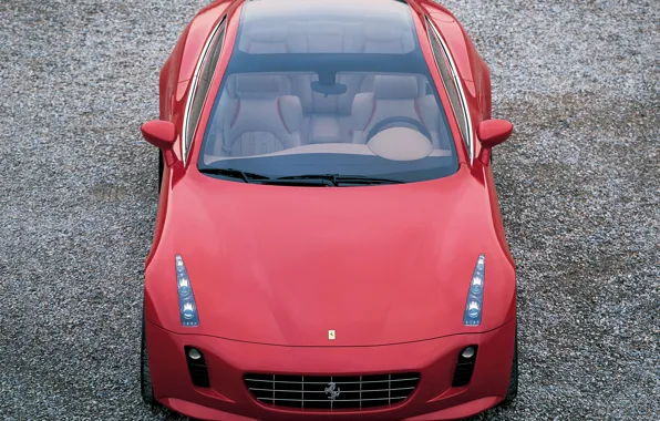 Ferrari, 2005, by Giorgetto Giugiaro, Beautiful red, Tokyo Motor Show, Ferrari GG50, concepts