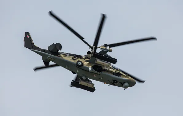 Helicopter, Russian, Ka-52, shock, "Alligator"