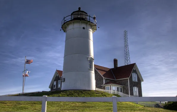 The sky, house, the building, Lighthouse, history