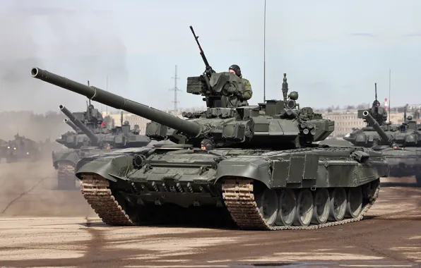 Tank, T-90, T-90A, Alabino, The Russian Army