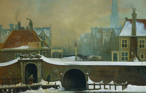 Picture picture, the urban landscape, Wouter Johannes van Troostwijk, Raampoortje in Amsterdam