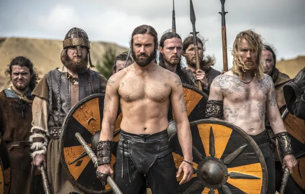 The series, warriors, drama, Vikings, historical, The Vikings, Clive Standen, Rollo