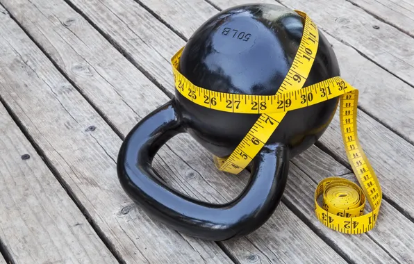Fitness, tape, Russian dumbbell, crosfitt