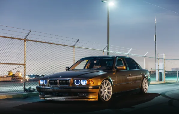 Car, bmw, BMW, tuning, e38, stance, 7 series, E38