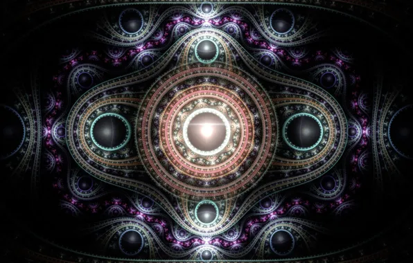 Abstraction, pattern, fractals, fractal, ornament, abstract background