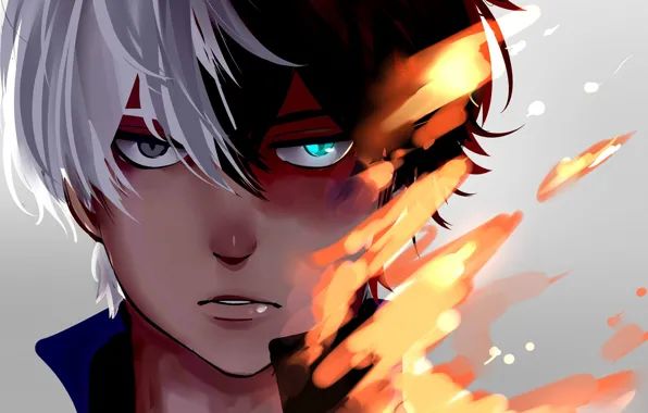 Fanart, Boku no Hero Academy, Todoroki Shouto, Annasire