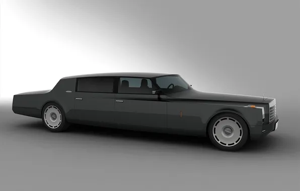Picture Wallpaper, limousine, ZIL, computer drawing, for the President