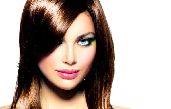 Look, face, shadow, makeup, lipstick, lips