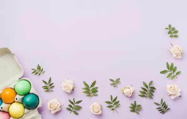 Holiday, roses, Easter