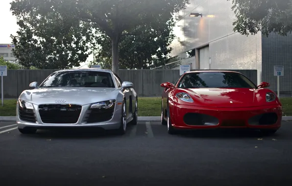 Audi, ferrari, f430