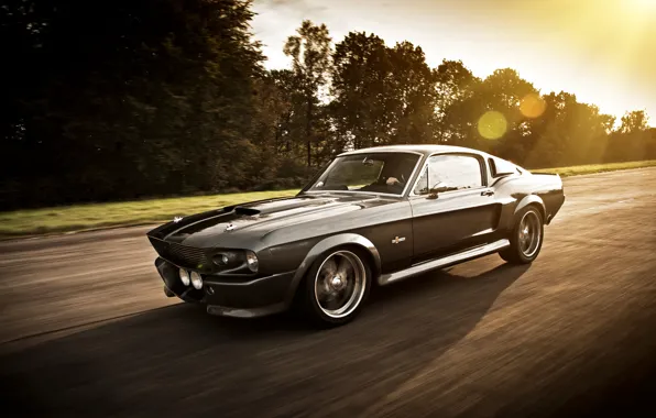 Picture road, Mustang, Ford, GT500, Ford Mustang, Shelby Eleanor