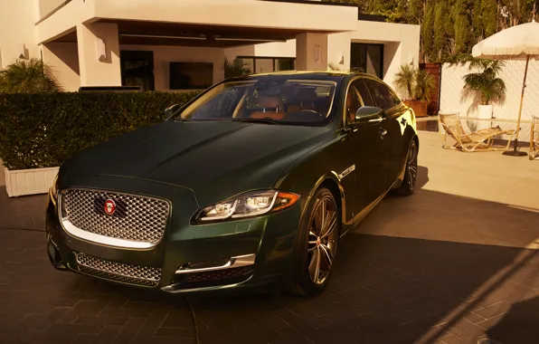 Jaguar, sedan, luxury, front view, XJ L, Jaguar XJ L Collection