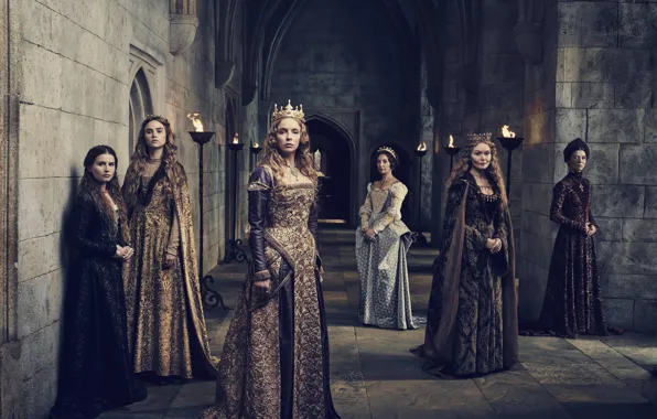 Picture girl, dress, woman, blonde, queen, tv series, The White Princess