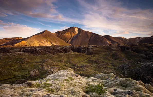 Picture mountains, Iceland, Landmannalaugar