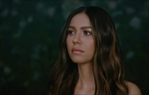 Girl, eyes, model, pretty, singer, brunette, look, pose