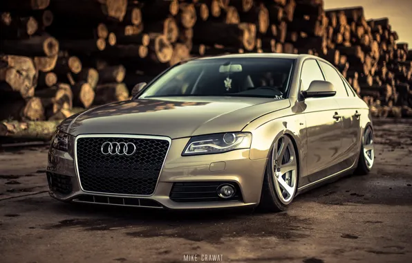 Audi, Auto, Audi, Forest, Machine, Grille, Sedan, Lights